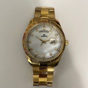 Gold Tone Watch